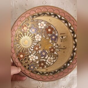 Vintage Indian solid brass bowl